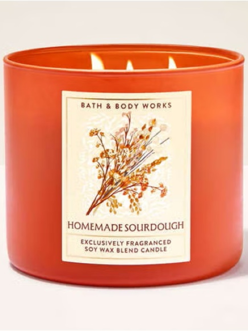 Bath & Body Works Homemade Sourdough 3-Wick Candle - Orange